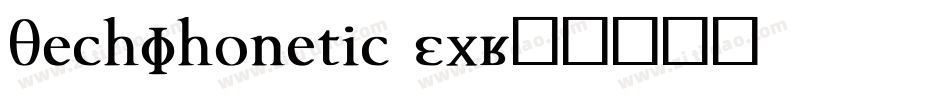 TechPhonetic Ex字体转换